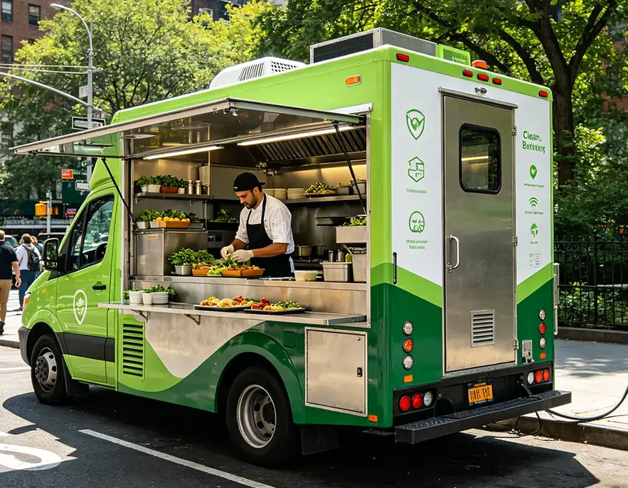 Rewolucja w zakresie elektrycznych food trucków nabiera tempa w 2026 r., zmniejszając emisję gazów cieplarnianych w miastach